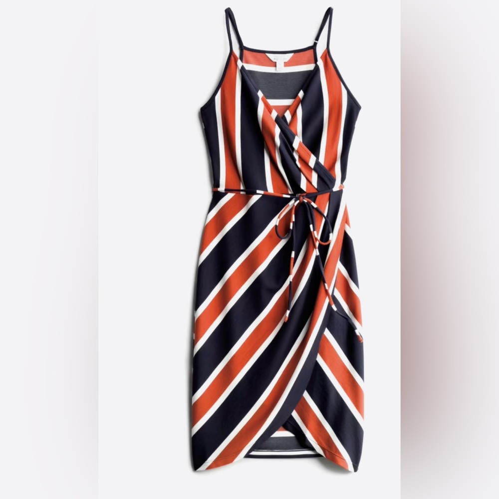 Knit Stretch Wrap Dress